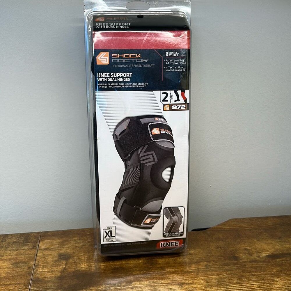 Shock Doctor 872 Knee‎ Brace, Knee Support for Stability - Xlarge
